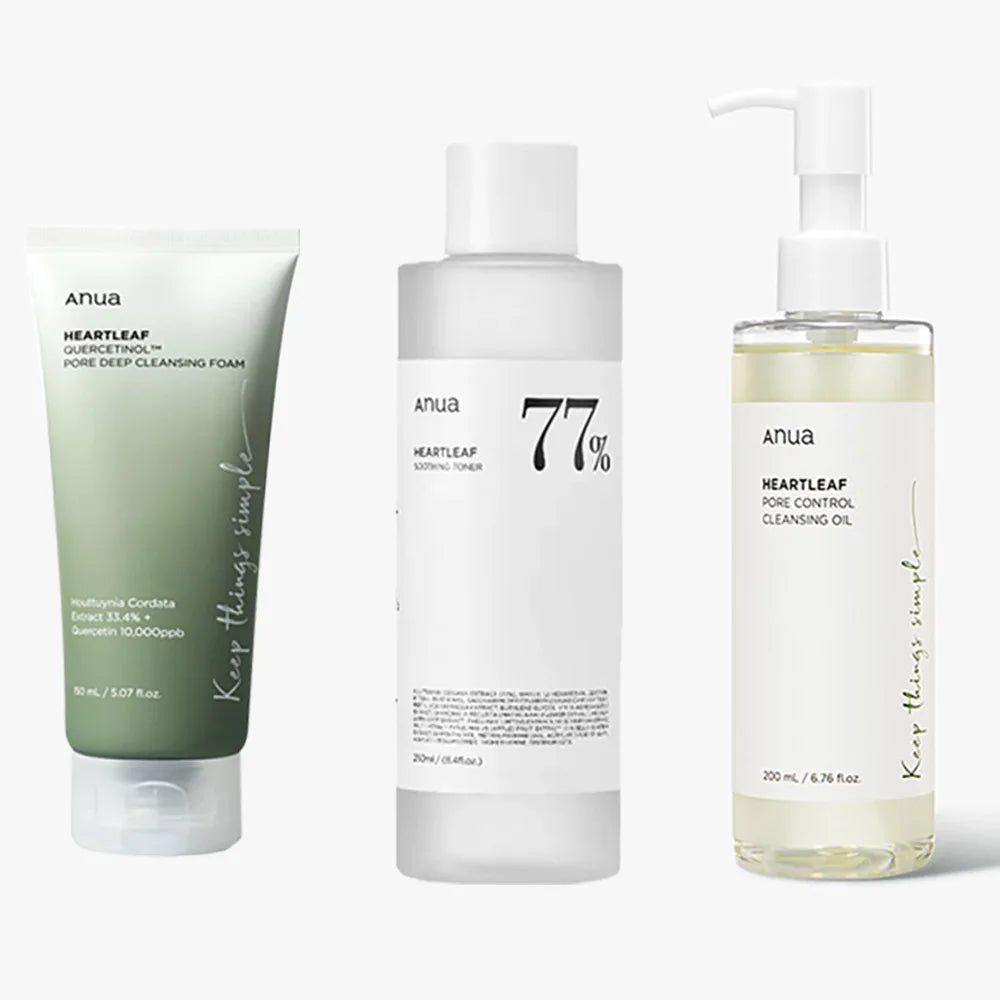 Anua Heartleaf 77 Skincare Set